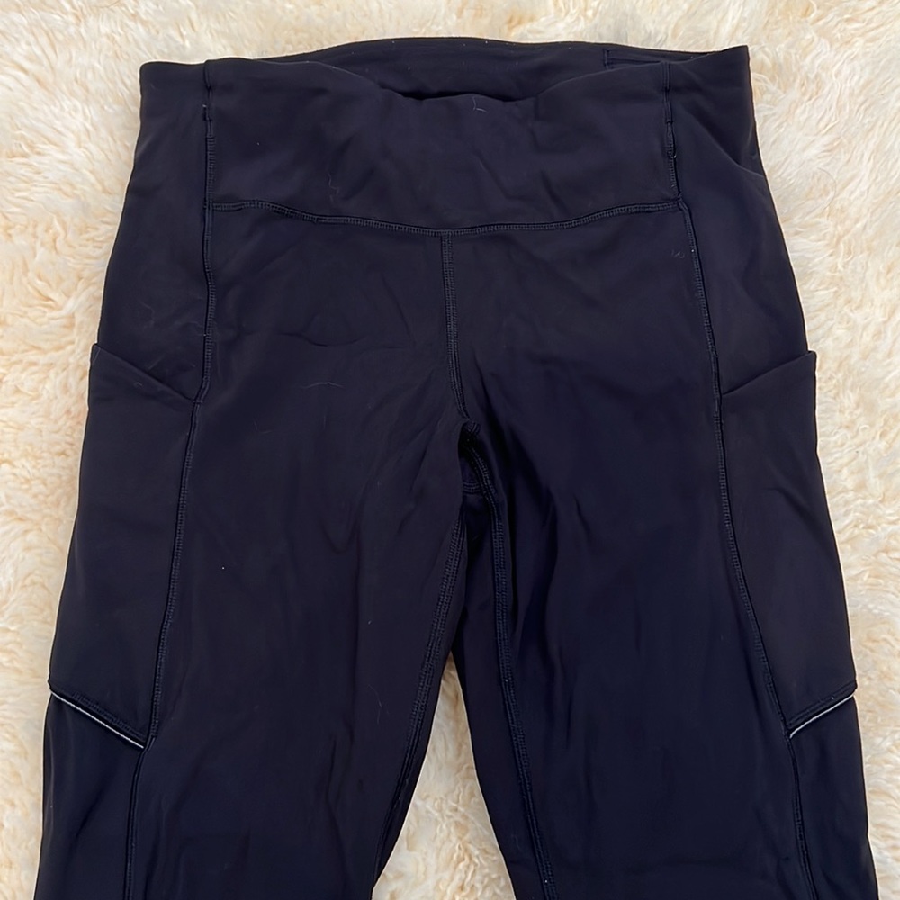 Lululemon Swift Speed high rise leggings black size 6 with pockets - Picture 2 of 4